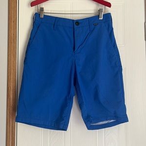 blue Hurley dri-fit shorts